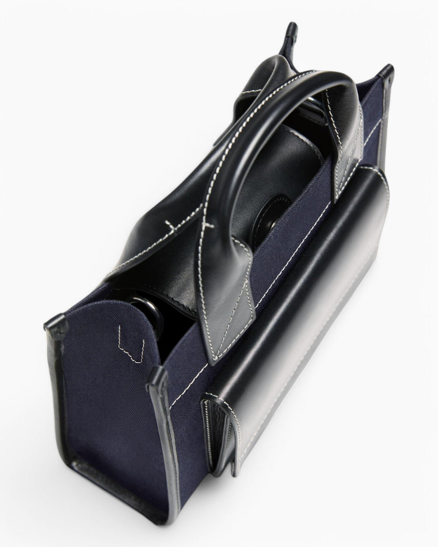Stitched Pocket Mini Women's Shoulder Bag