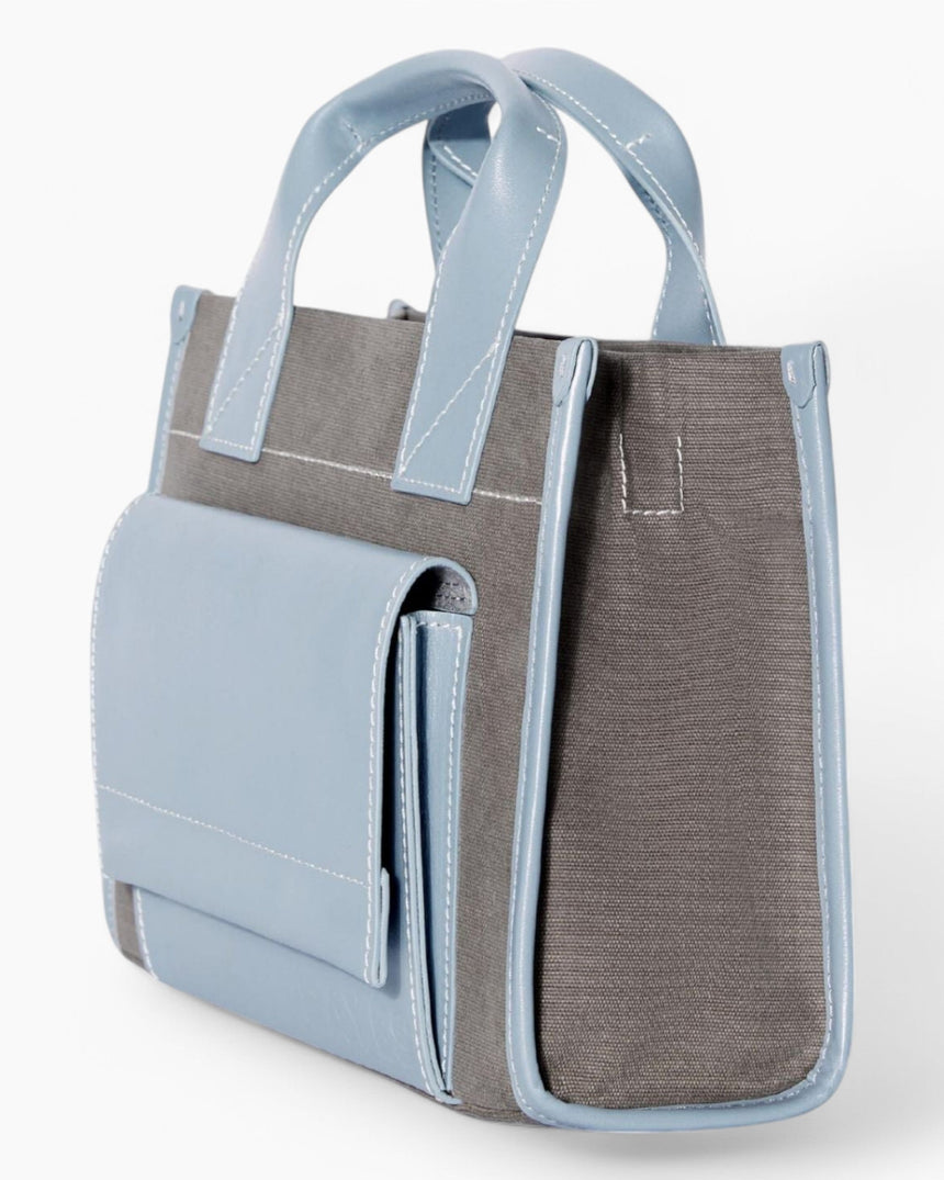 Stitched Pocket Mini Women's Shoulder Bag