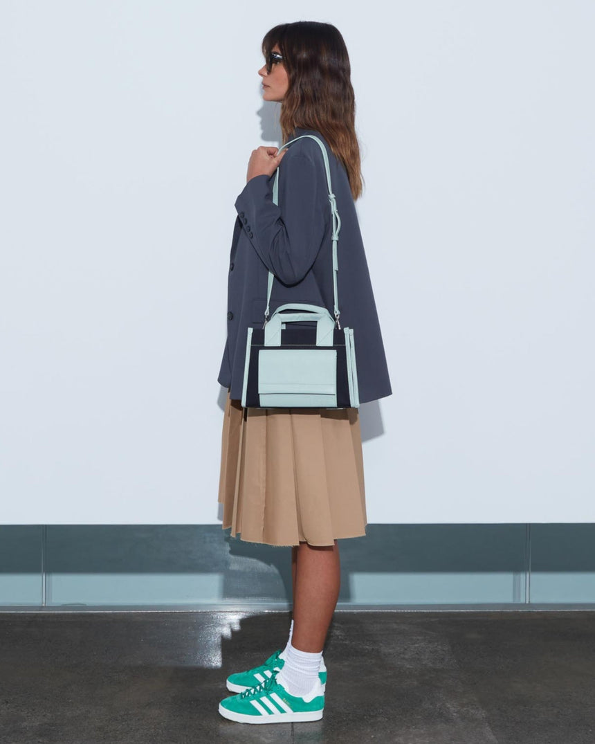Stitched Pocket Mini Women's Shoulder Bag