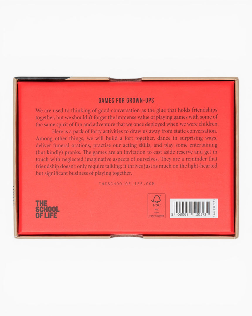Games for Grown Ups Cards