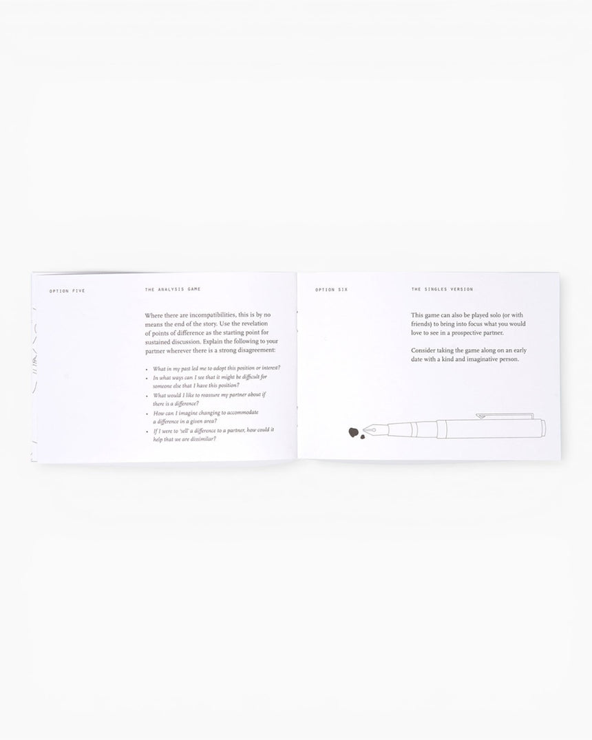 The Compatibility Game Cards