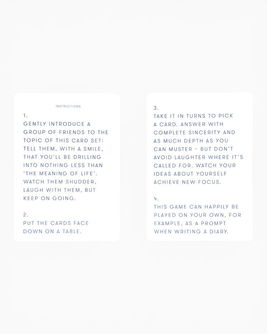 The Meaning of Life Cards
