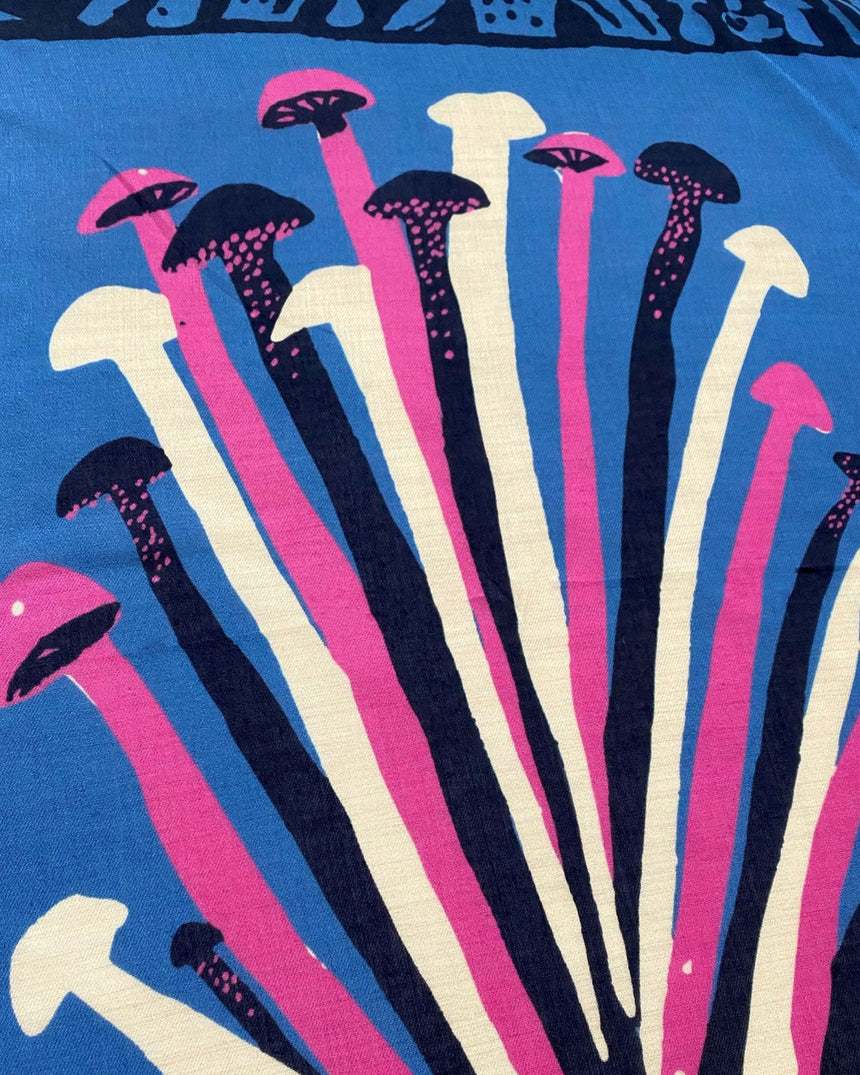 Shimeji Hill Navy Scarf 57x57