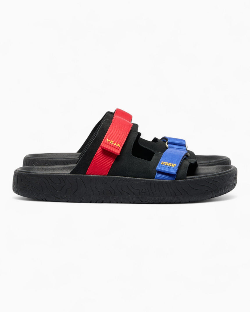 VEJA Arpoador VEJA x Homecore Suede Soft Erkek Sandalet Pekin Paros/Black