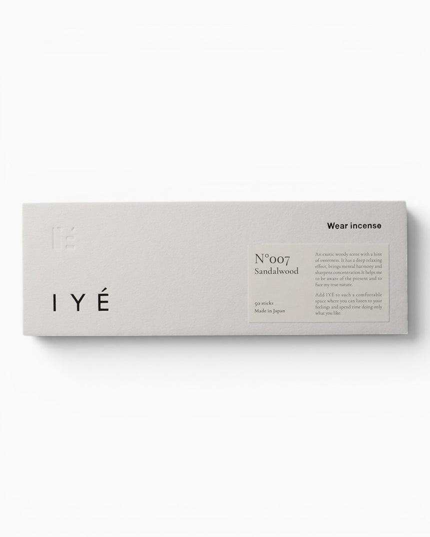 IYÉ incense No.007 Sandalwood