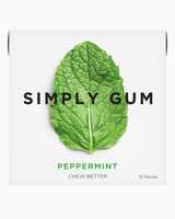 vitruta Simply Gum nane aromalı bitkisel ve plastik içermeyen sakız paketi