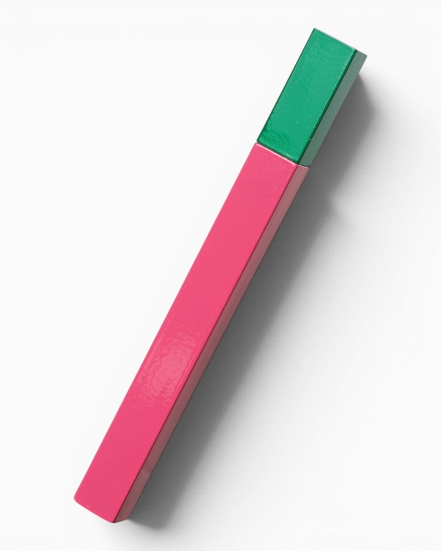 Queue Petrol Lighter - Gloss Pink/Green