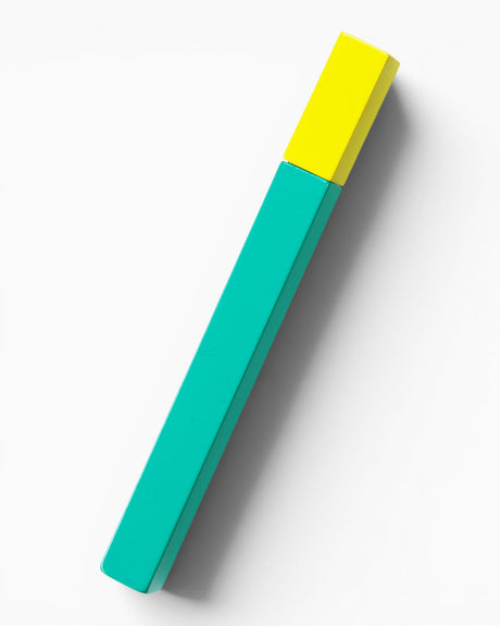 Queue Petrol Lighter - Gloss Mint/Yellow