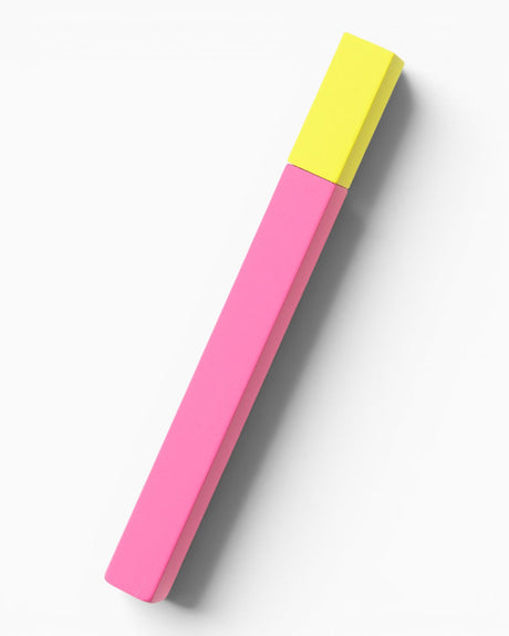 Queue Petrol Lighter - Pink/Yellow