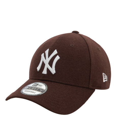 New Era NY Yankees Melton Wool 9FORTY Şapka Brown