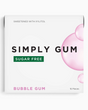 vitruta Simply Gum şekersiz bubble gum sakız paketi, doğal içerikli ve ksilitol ile tatlandırılmış 15 adet sakız