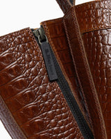 Rejena Croc Emboss Leather Women's Boot