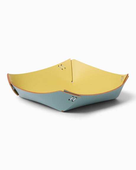 Cuero Two Toned Valet Tray