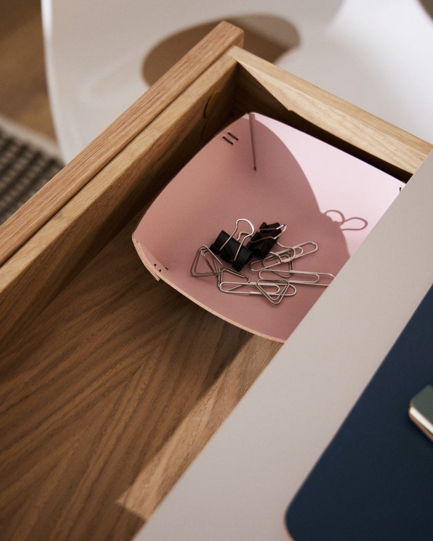 Cuero Two Toned Valet Tray