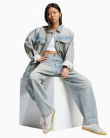 Adilenium Season 3 Two-In-One Women's Denim Shirt Jacket
