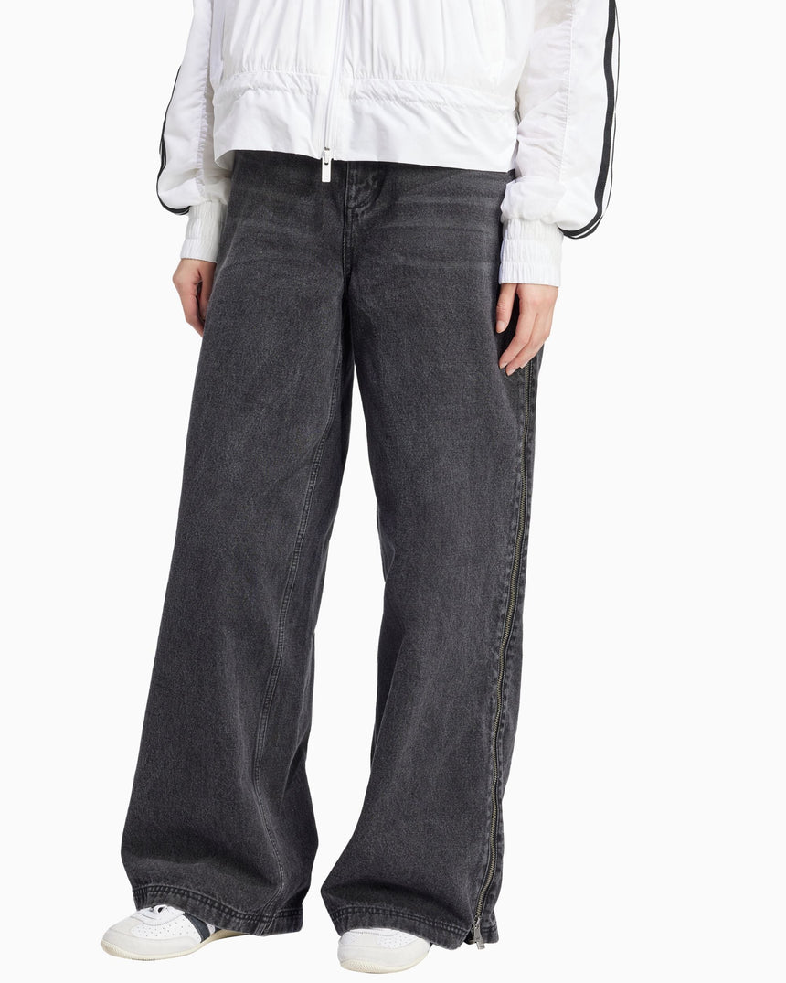 Adilenium Season 3 Zip Washed Women's Denim Trousers