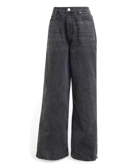 Adilenium Season 3 Zip Washed Women's Denim Trousers