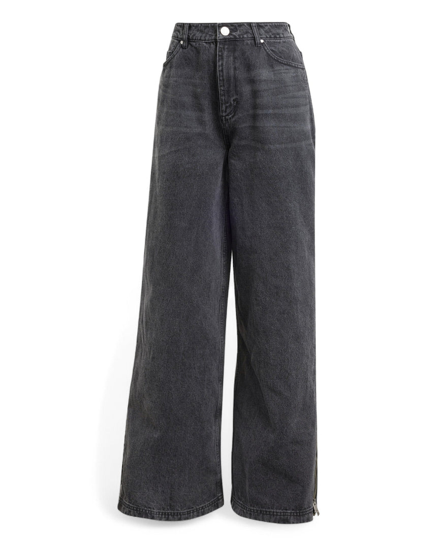 Adilenium Season 3 Zip Washed Women's Denim Trousers