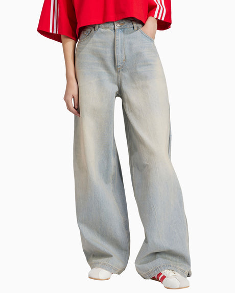 Adilenium Season 3 Zip Washed Women's Denim Trousers