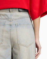 Adilenium Season 3 Zip Washed Women's Denim Trousers