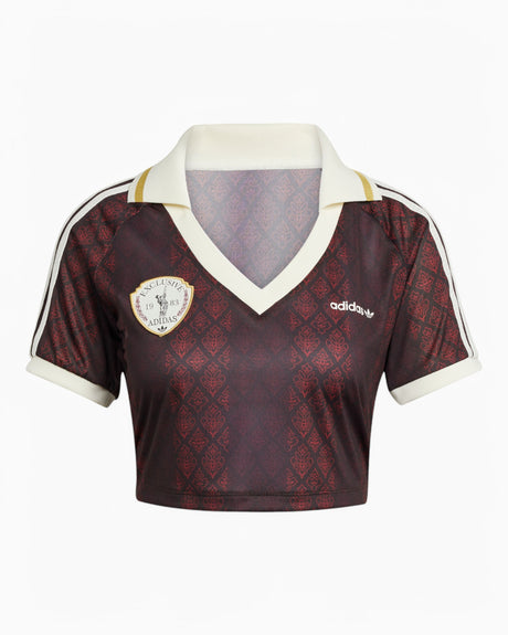 Retro Sports Cricket-Inspired Cropped Women's Jersey