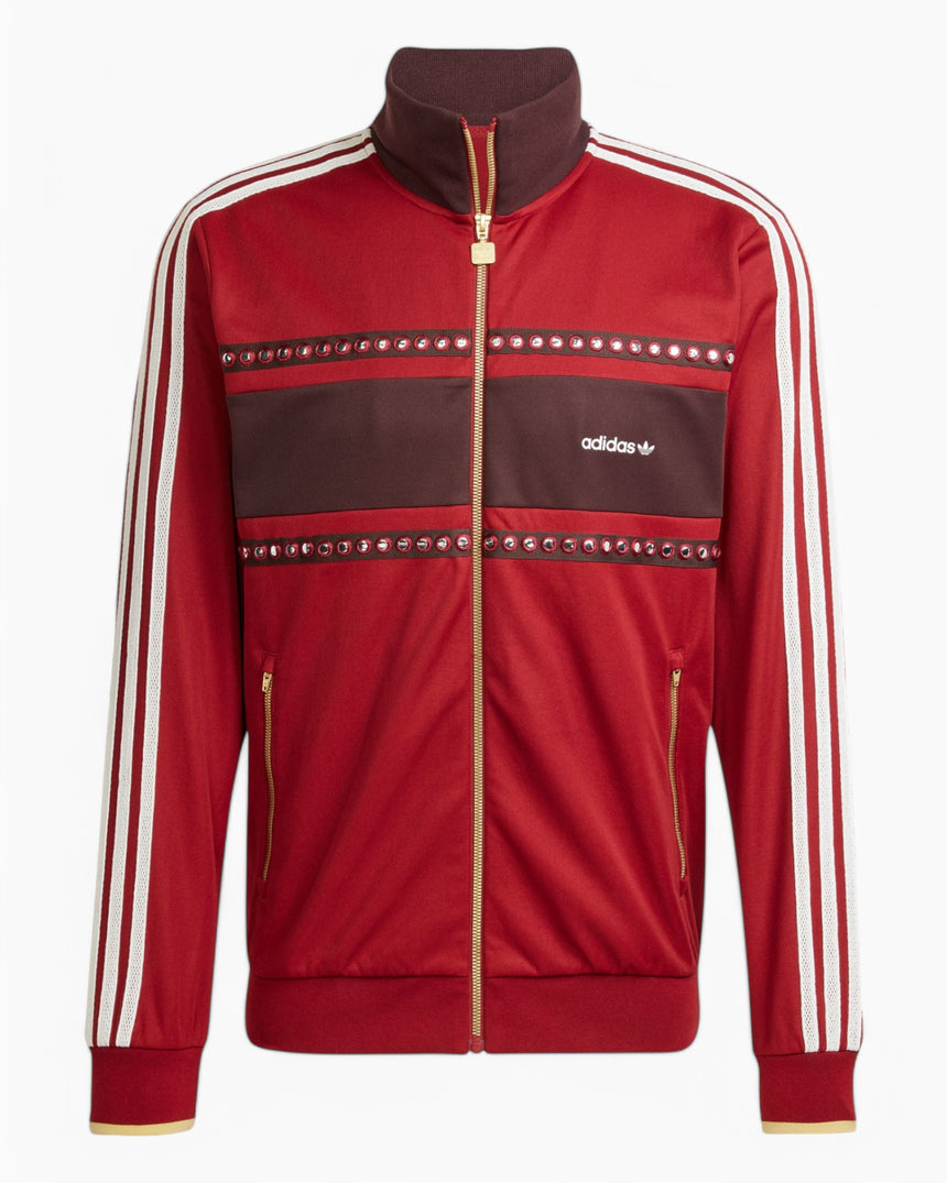 Retro Sports Cricket-Inspired Track Men's Jacket