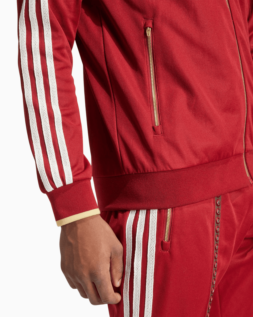 Retro Sports Cricket-Inspired Track Men's Jacket