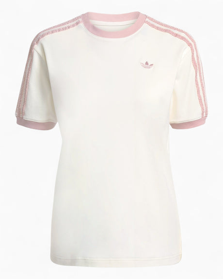 adidas Originals Ruffle 3-Stripes Kadın T-Shirt Off White