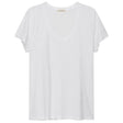 American Vintage Jacksonville Kadın U-Neck T-Shirt White