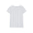American Vintage Jacksonville Kadın V-Neck T-Shirt Blanc