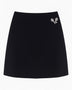 Court Mid-Rise Skirt Black
