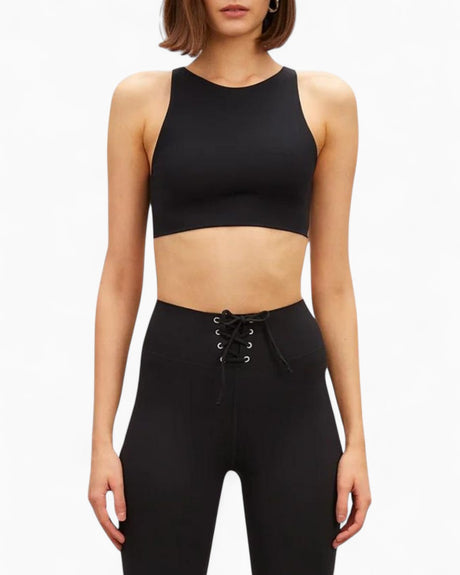 High Neck Sports Bra
