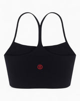 Spaghetti Straps Sports Bra Black