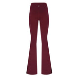 Anais&Margaux Split Flare Matt Kadın Tayt Burgundy