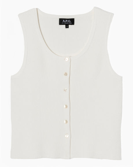 A.P.C. Ambre Vest Kadın Bluz Off White