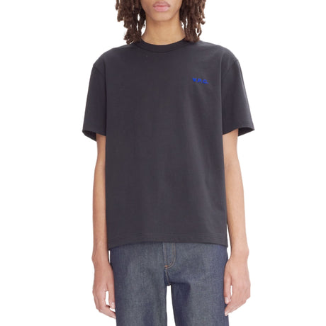 A.P.C. Boxy Petit VPC T-Shirt Black/Blue