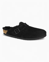 Boston Suede Shearling Sandals