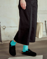 Boston Suede Shearling Sandals
