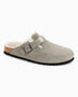 Boston Suede Shearling Sandals