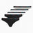 Calvin Klein Bikini 5PK Icon Logo - Kadın Black/White/Black/Grey Htr/White