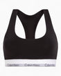 Calvin Klein Bralette Icon Modal Mesh - Kadın Black