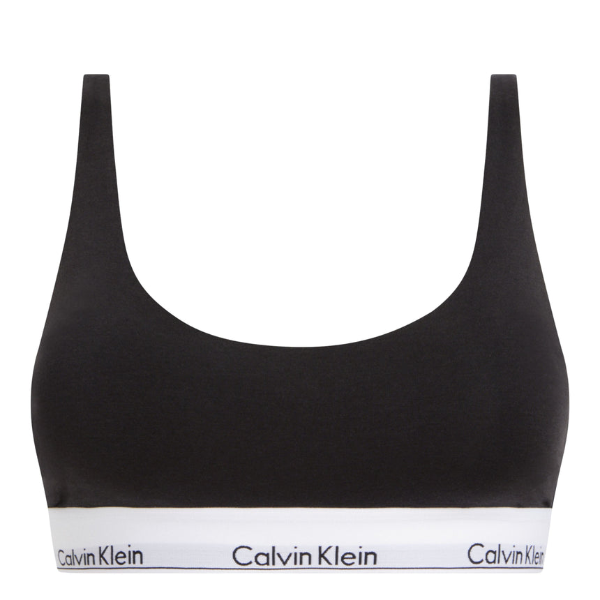 Calvin Klein Lightly Lined Bralette Modern Cotton - Kadın Black