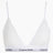 Calvin Klein Lightly Lined Triangle Bra Icon Cotton Modal - Kadın Classic White