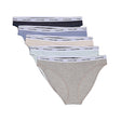 Calvin Klein Low Rise Bikini 5PK - Kadın Grymrn/Gry Htr/Pln Air/Tropsphr/Ink