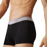 Calvin Klein Low Rise Trunk 3PK Cotton Stretch - Erkek B - Ink/Ash/Troposphere