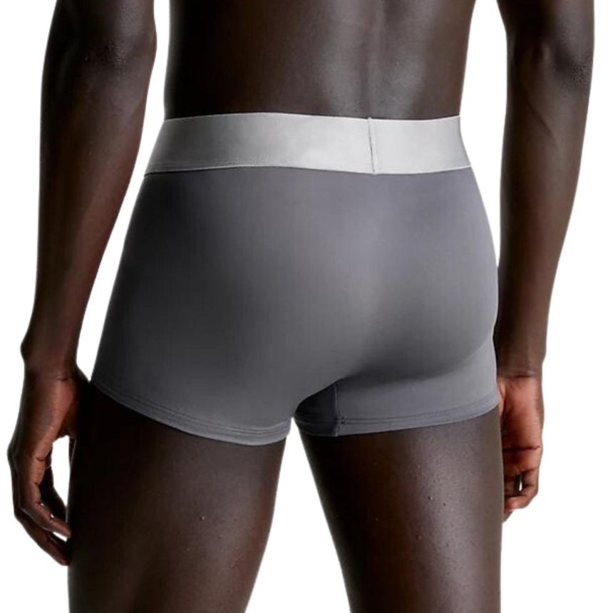 Calvin Klein Low Rise Trunk 3PK Steel Micro - Erkek 