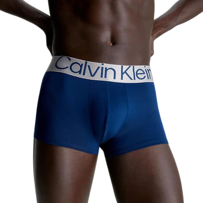 Calvin Klein Low Rise Trunk 3PK Steel Micro - Erkek 