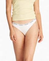 Calvin Klein Thong 3PK Icon Logo - Kadın