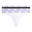 Calvin Klein Thong 3PK - Kadın Black/White/Pastel Lilac