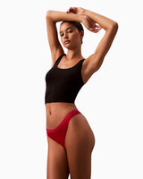 Thong 5PK Modern Logo - Women